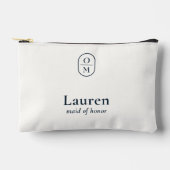 Ivory | Wedding Monogram Bridesmaid Gift  Etui (Voorkant)