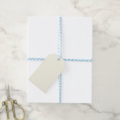 Ivory White Cadeaulabel (Met Touw)