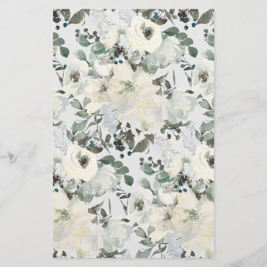 Ivory White Floral game over onder Flyer (Achterkant)