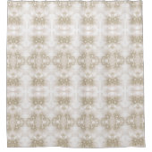 Ivory White Flowers Shower Curtain Douchegordijn (Voorkant)