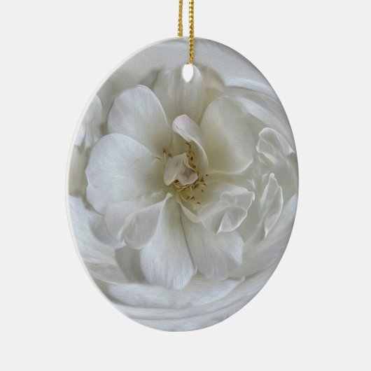 Ivory white keramisch ornament (Rechts)