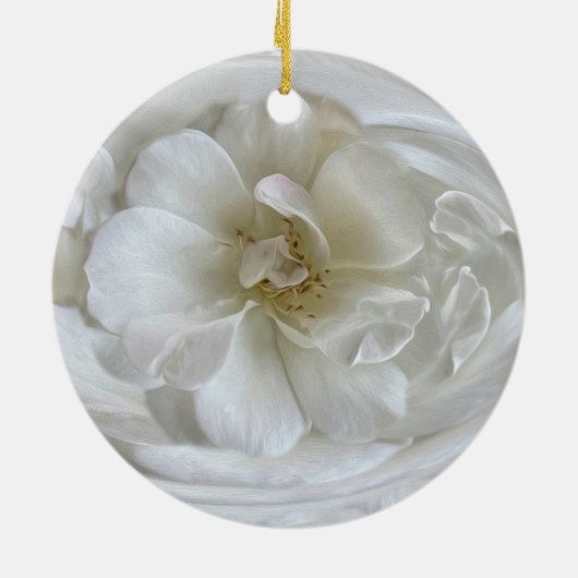 Ivory white keramisch ornament (Achterkant)