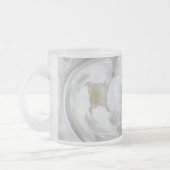 Ivory white matglas koffiemok (Links)