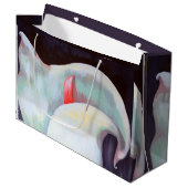 Ivory White Orchid met Lila Lemon Hues Groot Cadeauzakje (Voorkant Gekanteld)