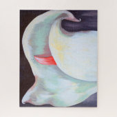 Ivory White Orchid met Lila Lemon Hues Legpuzzel (Verticaal)