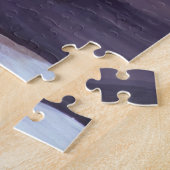 Ivory White Orchid met Lila Lemon Hues Legpuzzel (Zijkant)