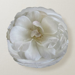 Ivory white rond kussen