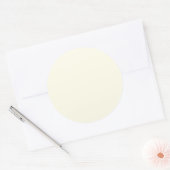 Ivory White Ronde Sticker (Envelop)