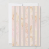 Ivory White Rose Hydrangea Wedding Kaart (Achterkant)