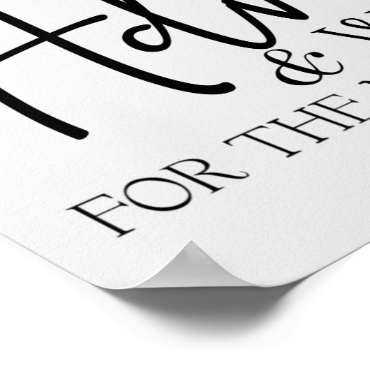 Ivory White Roses Floral Kaart & Gifts Poster (Hoek)