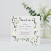Ivory White Roses Floral Wedding (Staand voorkant)