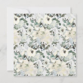 Ivory White Roses Floral Wedding (Achterkant)