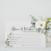 Ivory White Roses Floral wil huwelijk Briefpapier (Staand voorkant)