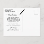 Ivory White Roses Oval Photo Weddenschap Save the Aankondigingskaart (Achterkant)