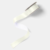 Ivory White Satijnen Lint (Achterkant)
