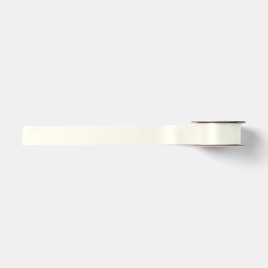 Ivory White Satijnen Lint (Voorkant)