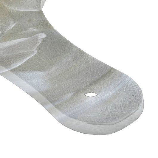 Ivory white snijplank (Hoek)