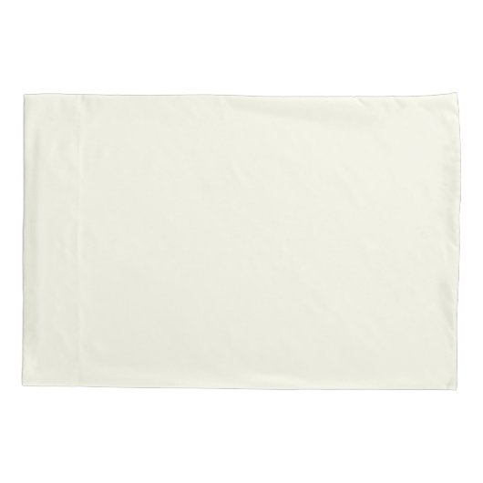 Ivory White Standard - Single Pillowcase Kussensloop (Achterkant)