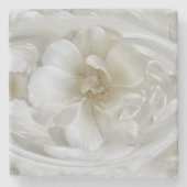 Ivory white stenen onderzetter (Voorkant)