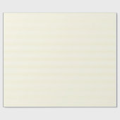Ivory White Stripes Patronen Elegant Stijlvol Cadeaupapier (Vlak)