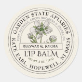 Ivory Wilde Beeswax Lip Balm Label (Voorkant)