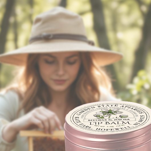 Ivory Wilde Beeswax Lip Balm Label