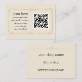 Ivory Zakelijke QR-code Insteekkaart Informatiekaartje