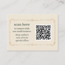 Ivory Zakelijke QR-code Insteekkaart Informatiekaartje