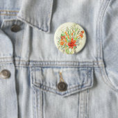 IvoryJade Floral Badge Ronde Button 5,7 Cm (In situ)