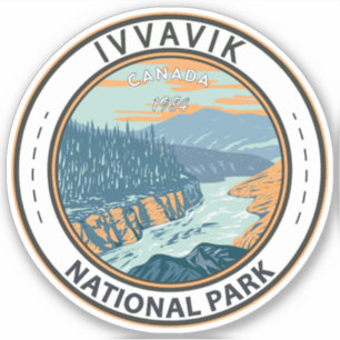 Ivvavik National Park Canada Travel Art  Sticker