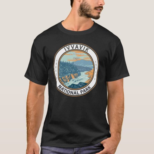 Ivvavik National Park Canada Travel  Badge T-shirt (Voorkant)
