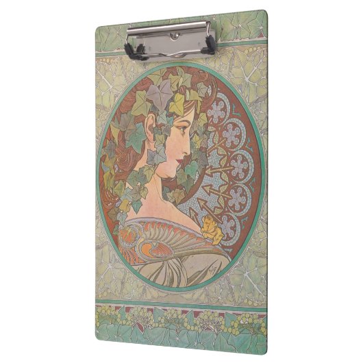 Ivy - Alphonse Mucha Klembord (Links)