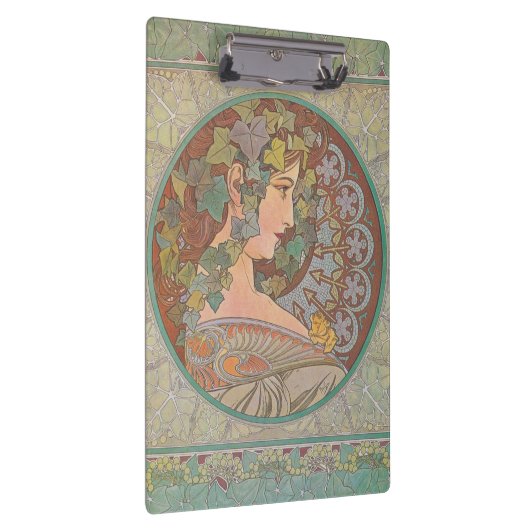 Ivy - Alphonse Mucha Klembord (Rechts)