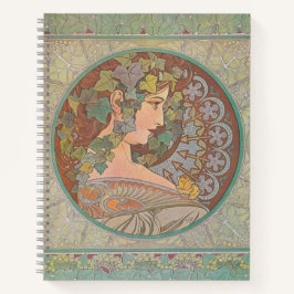 Ivy - Alphonse Mucha Notitieboek