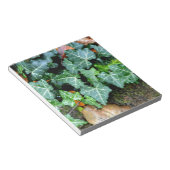 Ivy and field stone notitieblok (Schuin)