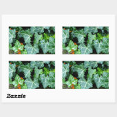 Ivy and field stone rechthoekige sticker (Vel)