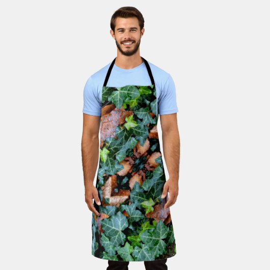 Ivy and field stone volwassen apron schort (Gedragen)