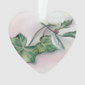 Ivy and Holly Kerstmis Ornament (achterkant)