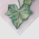 Ivy and Holly Kerstmis Tissuepapier (Detail)