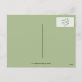 Ivy and Holly Personalized Kerstmis Feestdagenkaart (Achterkant)