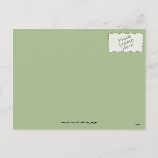 Ivy and Holly Personalized Kerstmis Feestdagenkaart (Achterkant)