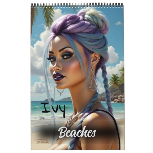 Ivy Beaches Pinup Collectable Art Calendar Kalender (Hoes)