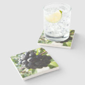 Ivy Berries Stone Onderzetter (Zijkant)