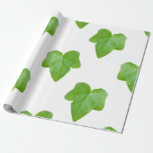 Ivy Blad Patroon Cadeaupapier (Uitgerold)