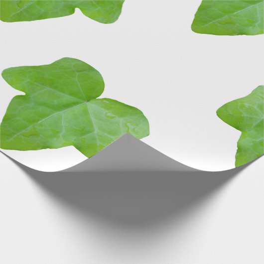 Ivy Blad Patroon Cadeaupapier (Hoek)