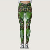 Ivy bladpatroon leggings (Voorkant)