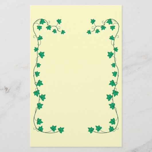 Ivy Border Stationery Briefpapier (Voorkant)