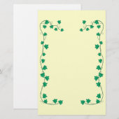 Ivy Border Stationery Briefpapier (Voorkant / Achterkant)