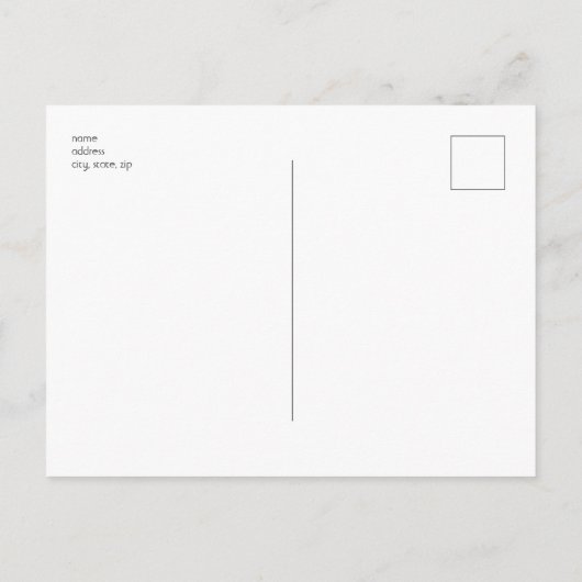 Ivy Botanical Neutraal Baby shower Briefkaart (Achterkant)