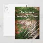 Ivy, Brick en Stairs Briefkaart (Voorkant / Achterkant)